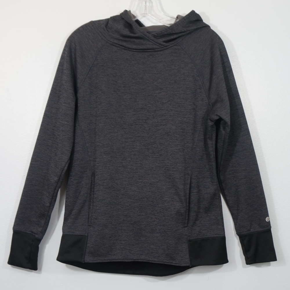 Champion Gray Hoodie No Strings Pullover - image 8